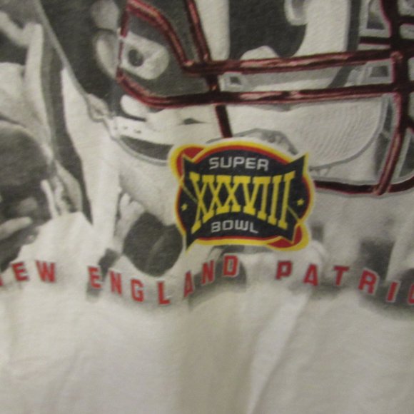 New England Patriots Super Bowl XXXlll  t shirt  JERZEES - Picture 3 of 4